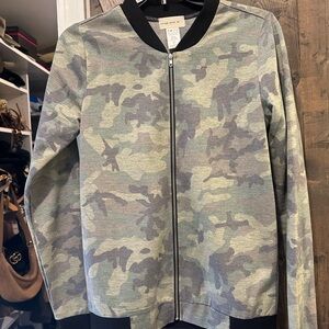 Camouflage Bomber Jacket